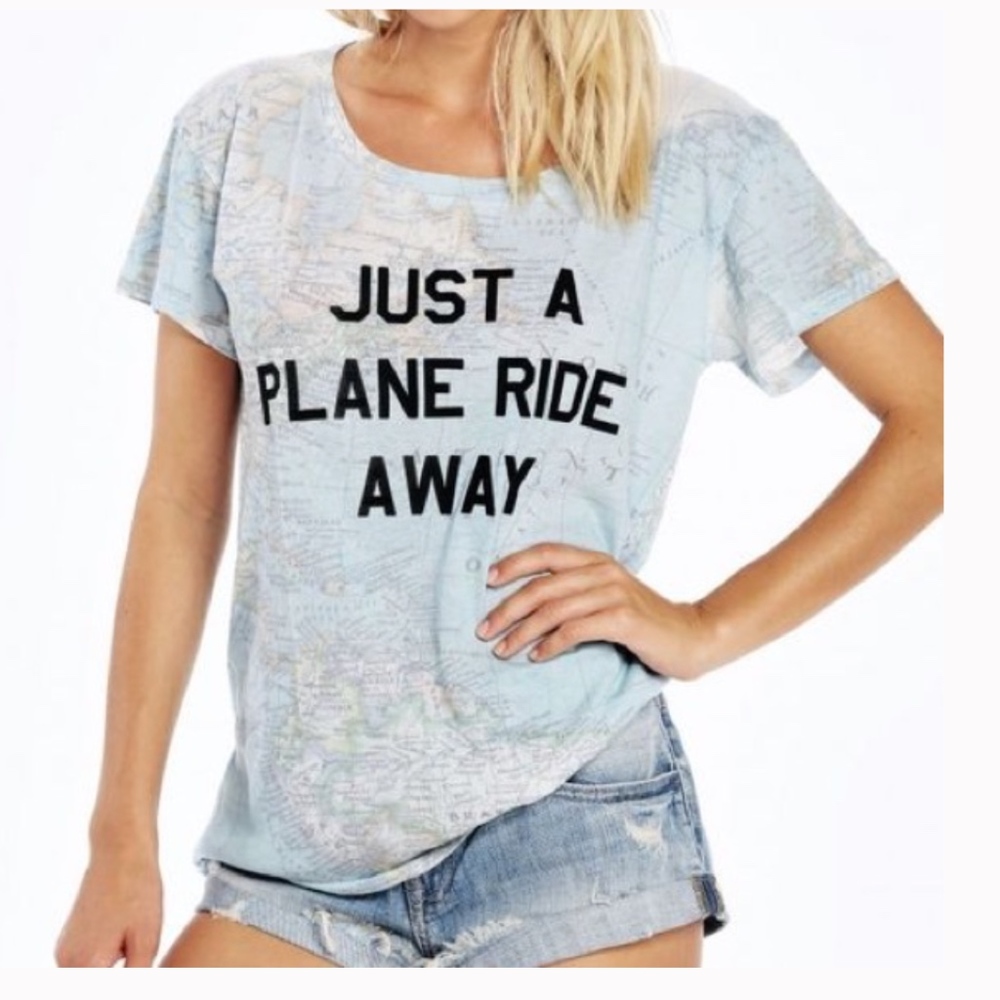 ISO: Wildfox “JUST A PLANE RIDE AWAY" tee